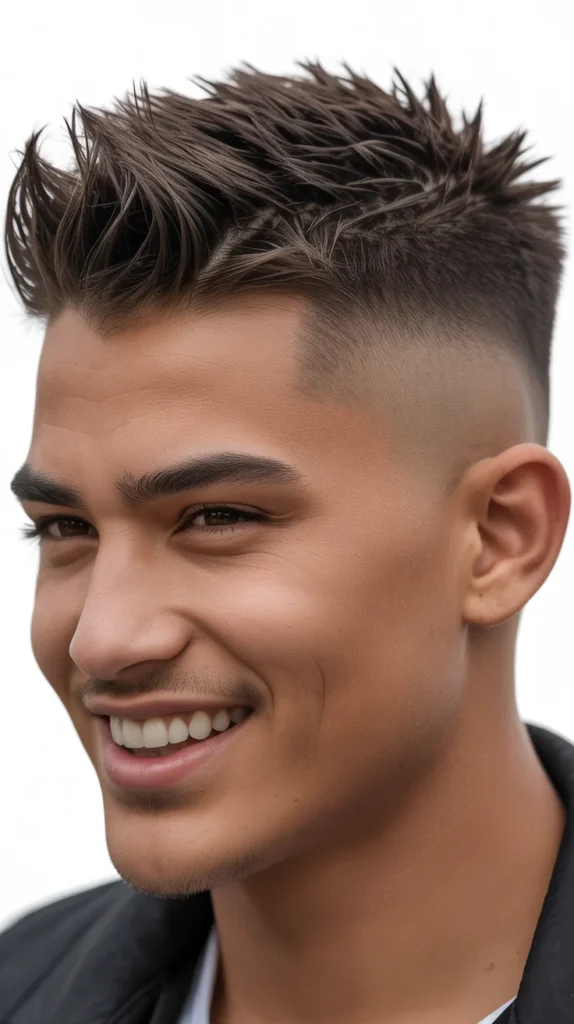 Spiky Mullet Fade
