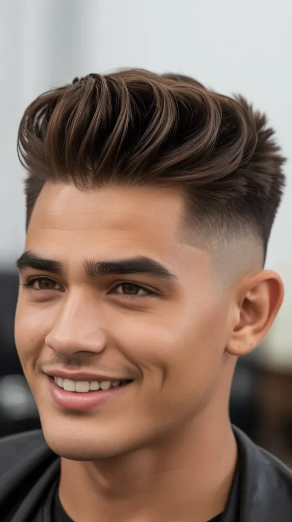 Pompadour Mullet Fade