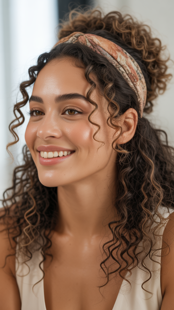 Headband Half Up Half Down