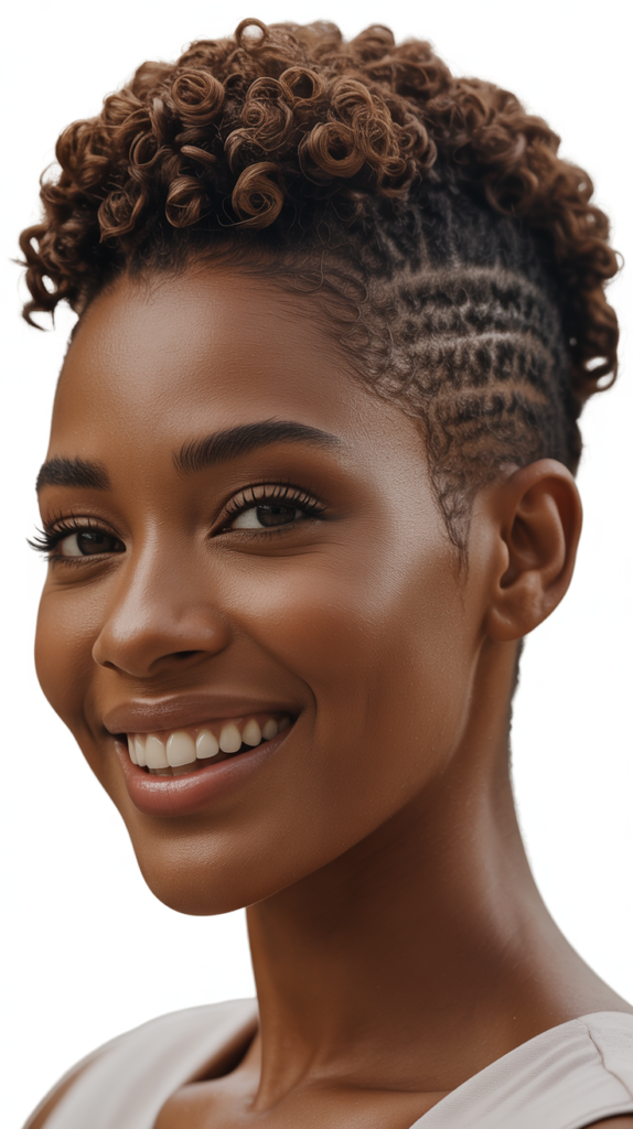 Short Coils with Shaved Sides