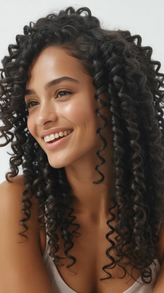 Side Part Long Twist-Out