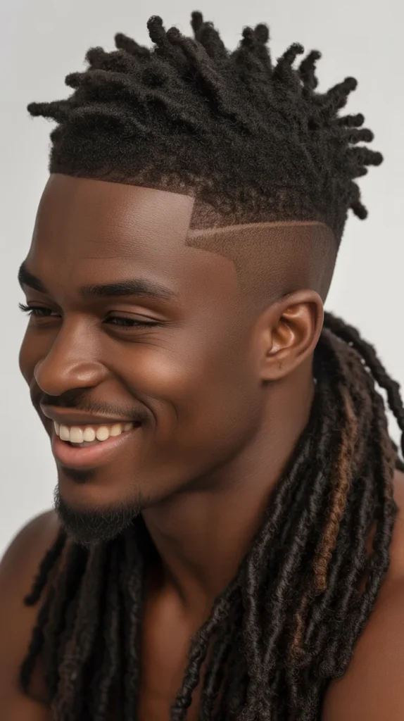 Short Locs with Fade