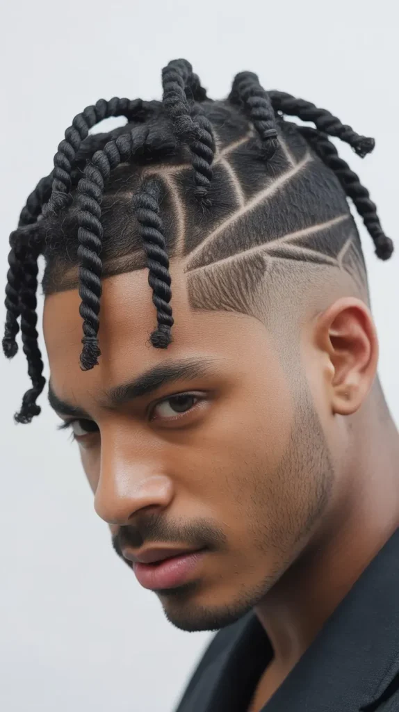 Short Two-Strand Twists with an Undercut