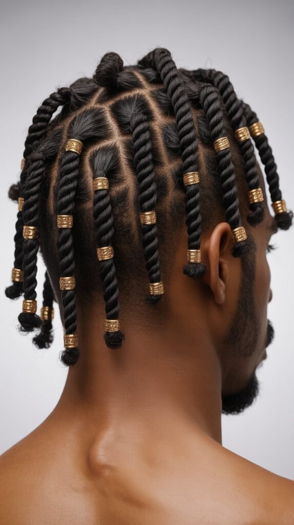  Short Two-Strand Twists with Accessories