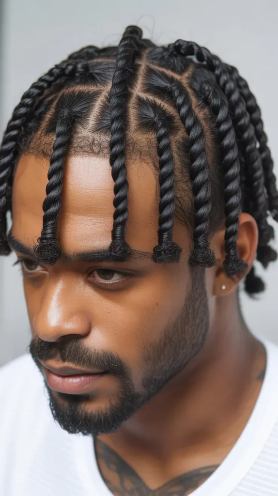 Short Twist Braids Starter Locs