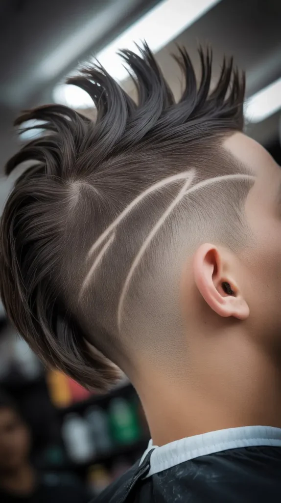 Mohawk with Taper Fade