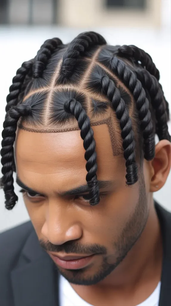 Short Twist Braids with Flat Twist Front