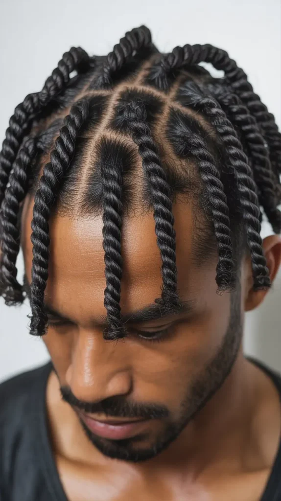 Short Thick Two-Strand Twists