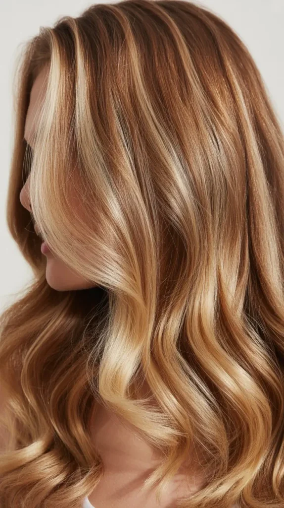 Champagne-Toned Highlights