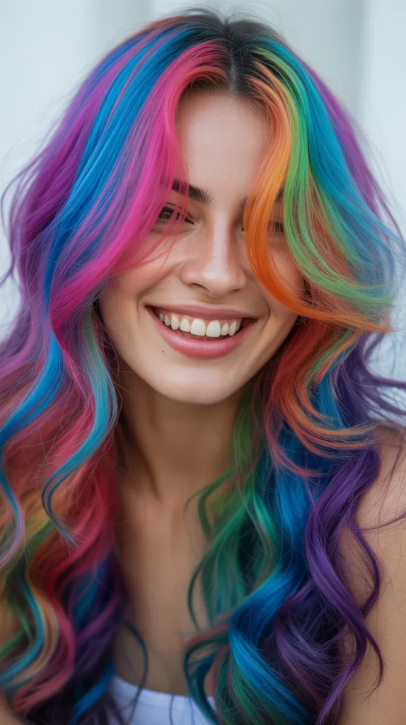 Temporary Rainbow Hair Chalk