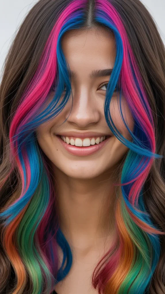 Peekaboo Rainbow Layers