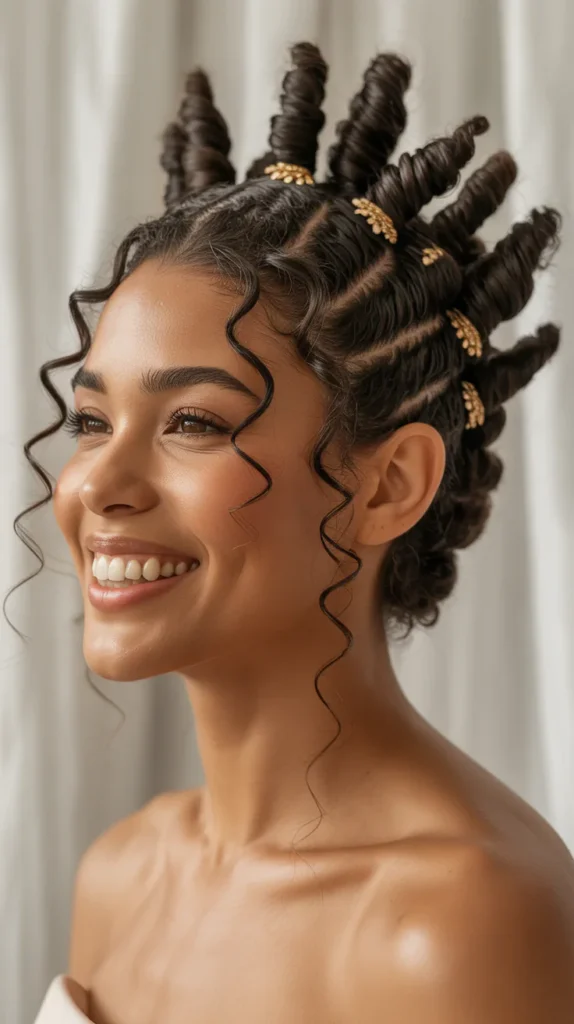 Goddess Twists Updo
