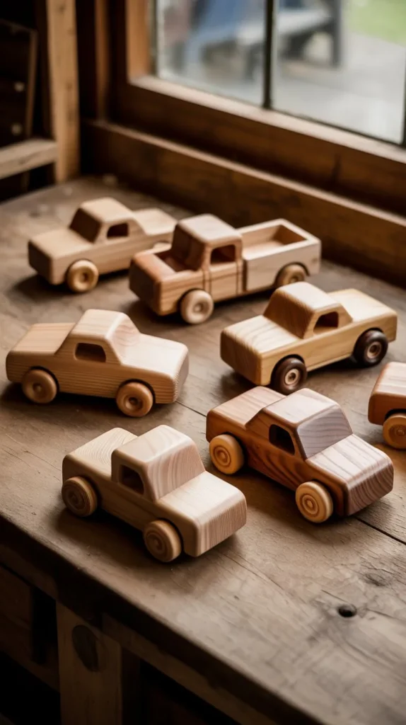 Wooden Toy Cars