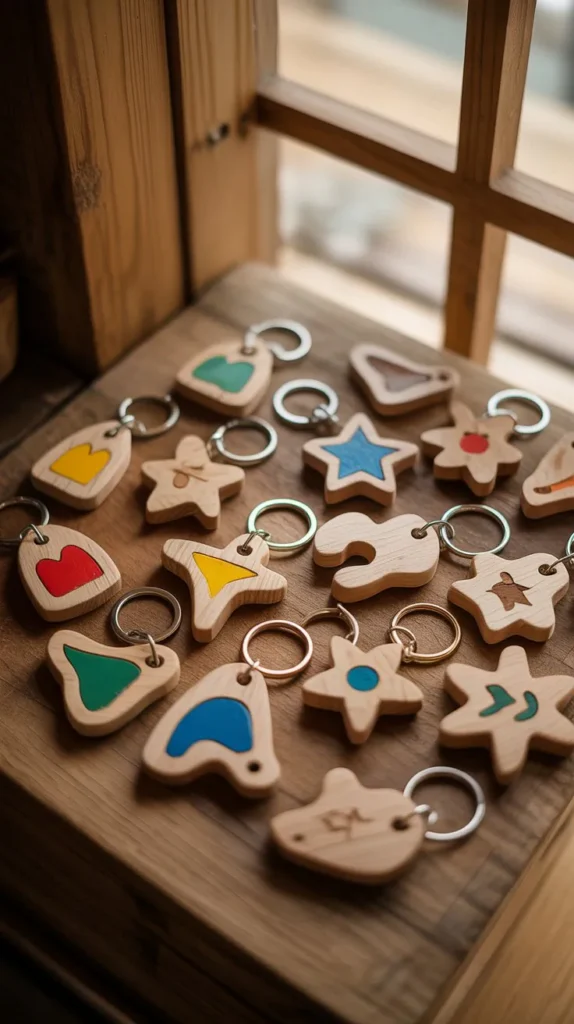 Wooden Keychains
