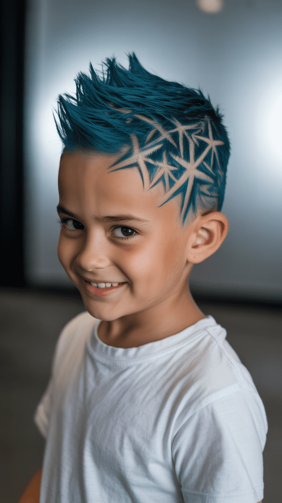  Mohawk with Star Etching