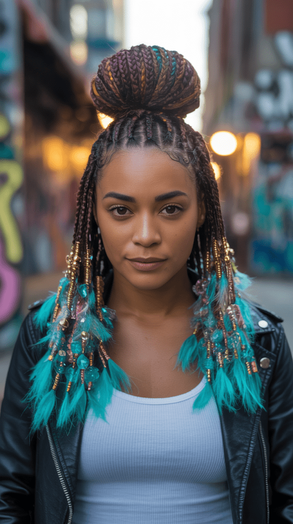 Goddess Braid Mohawk