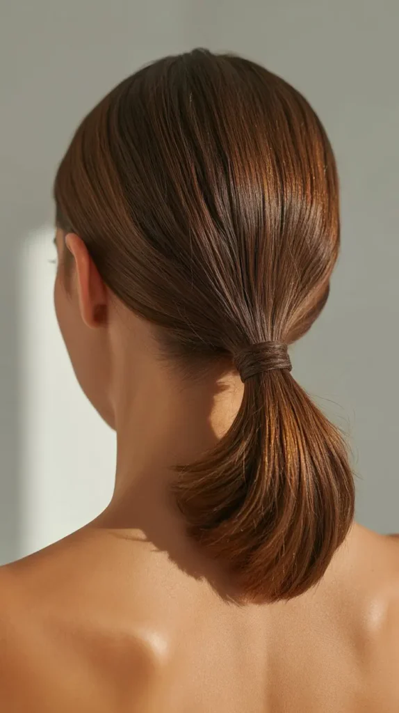 Simple Low Ponytail