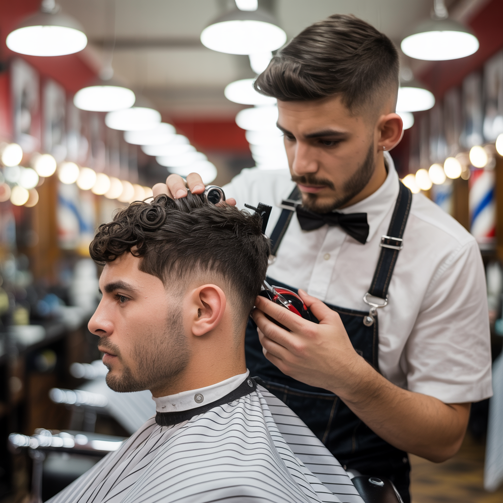 How to Cut a Curly Hair Fade for Men