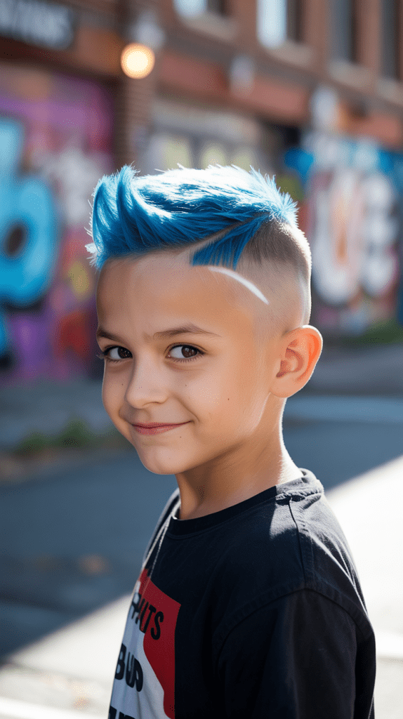  Mohawk with Beard Fade (Teen Boys)