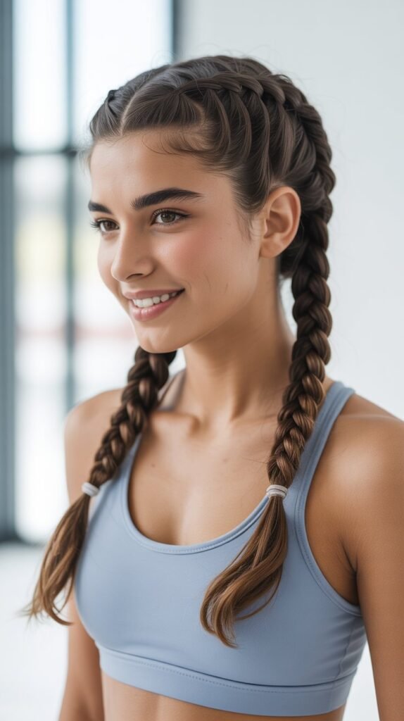 Double Pigtail Braids