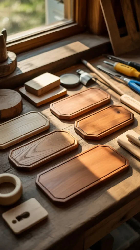 Customized Wooden Nameplates