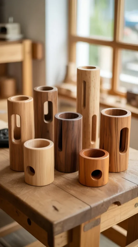 Decorative Wooden Pen Holders