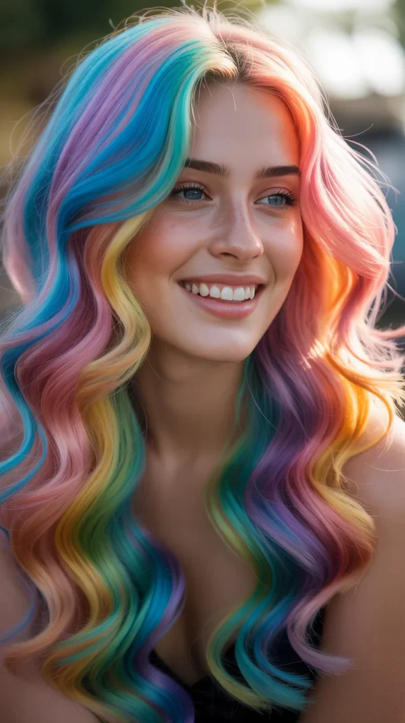 Mermaid Rainbow Waves
