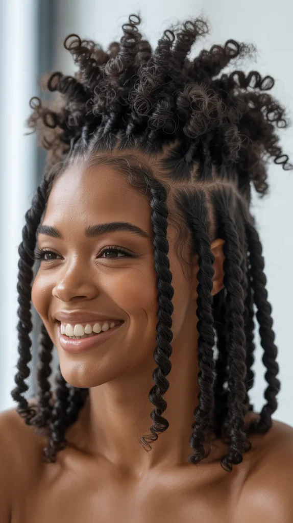 Puff with Flat Twist Front