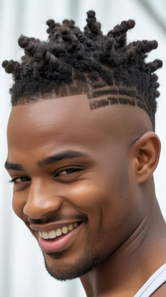 Afro Puff with Twists