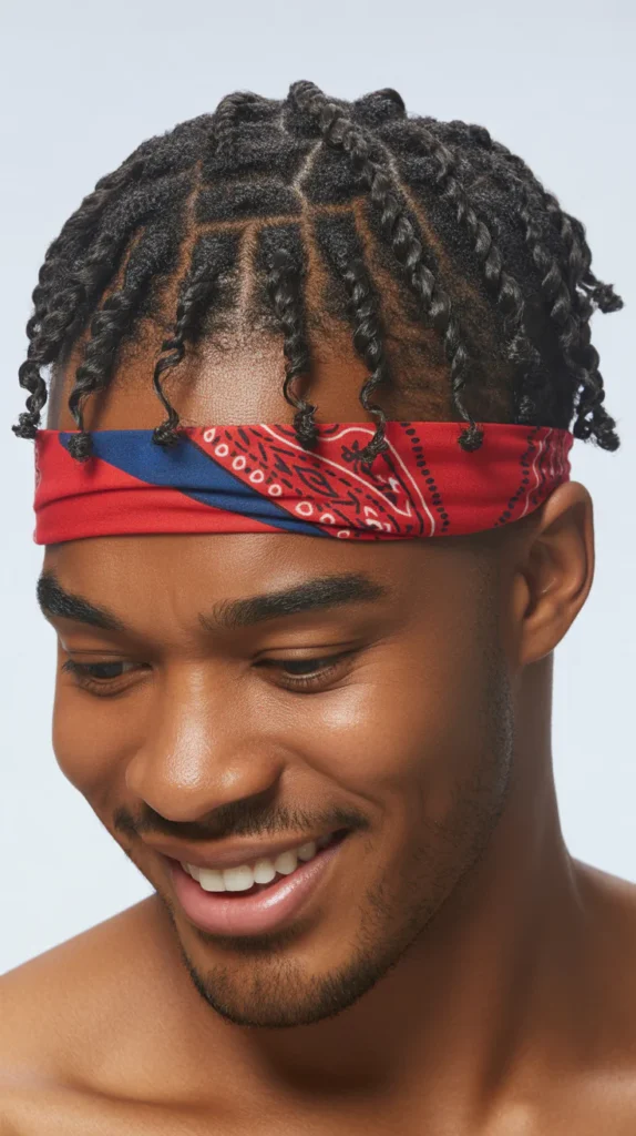 Twists with Bandana or Headband