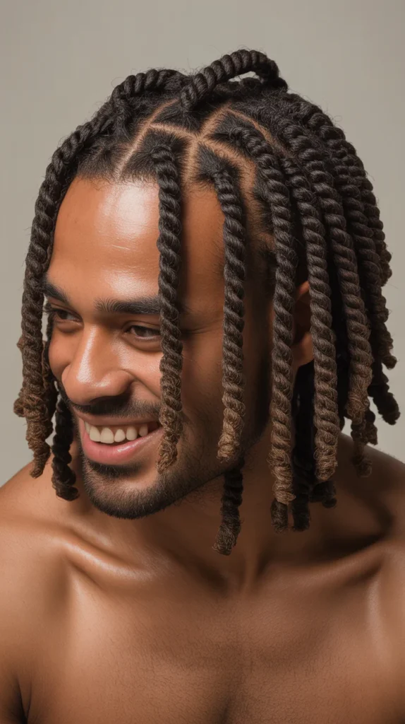 Medium Parted Twist Locs