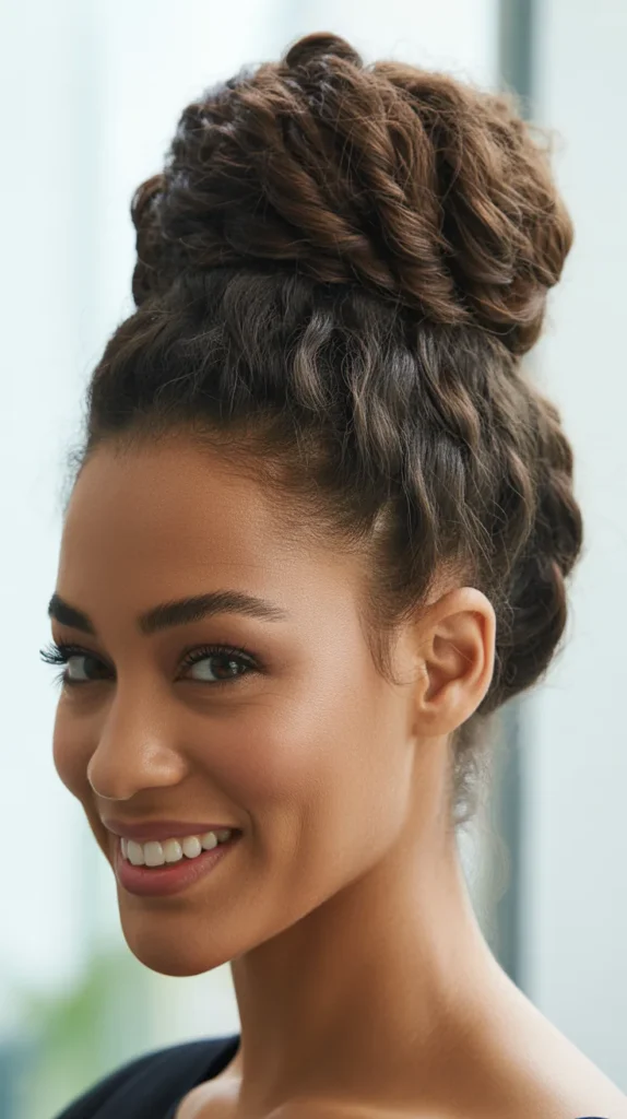 Twisted Crown Bun