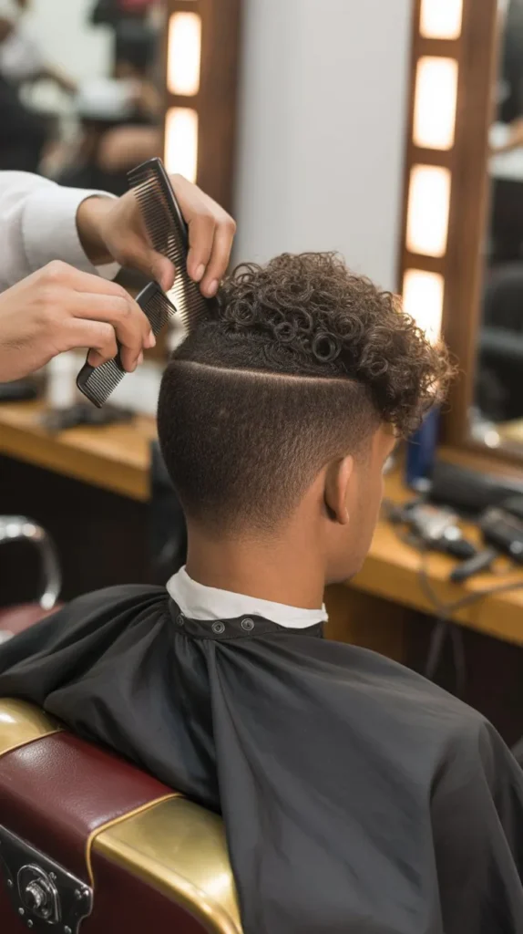 Prepping the Hair for a Fade