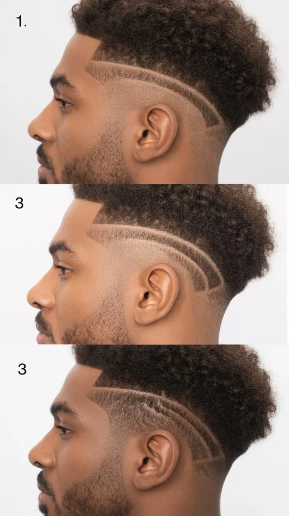 Blending the Taper into Curly Hair