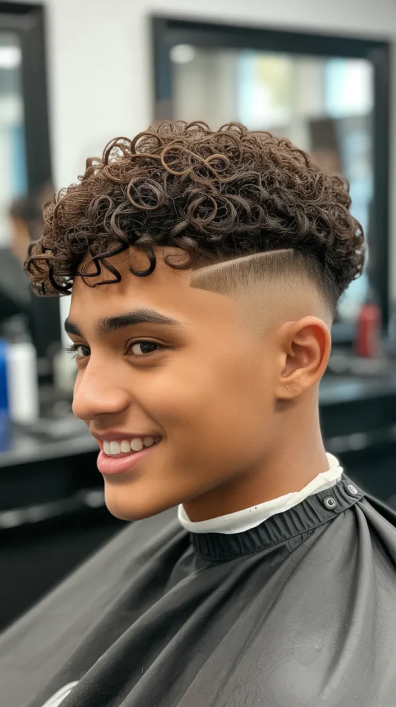 Taper Fades for Kids and Teens with Curly Hair