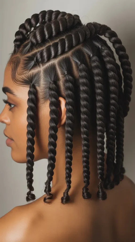  High Tapered Two-Strand Twists