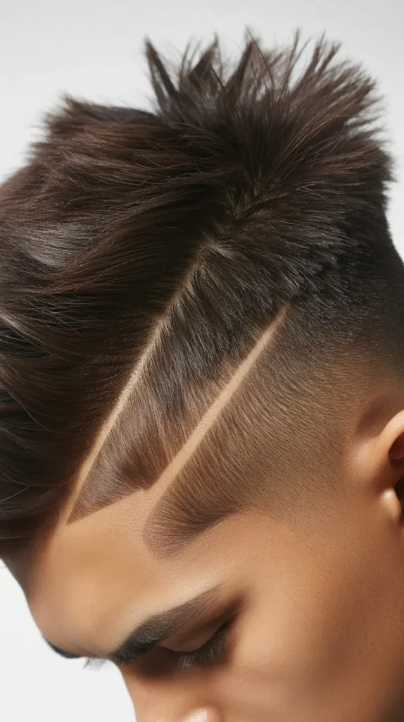 Mohawk with Hard Part