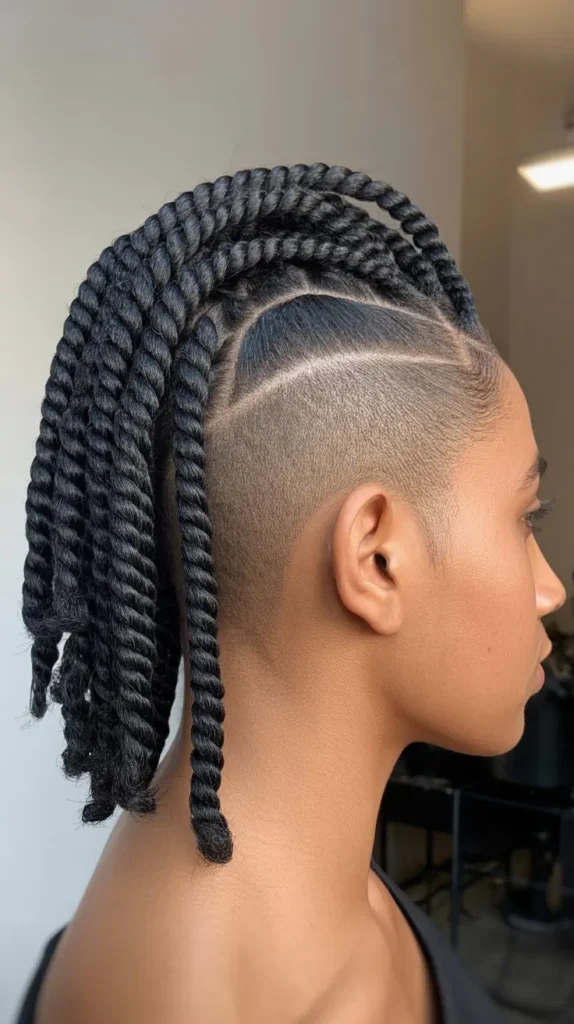 Tapered Twists with Skin Fade