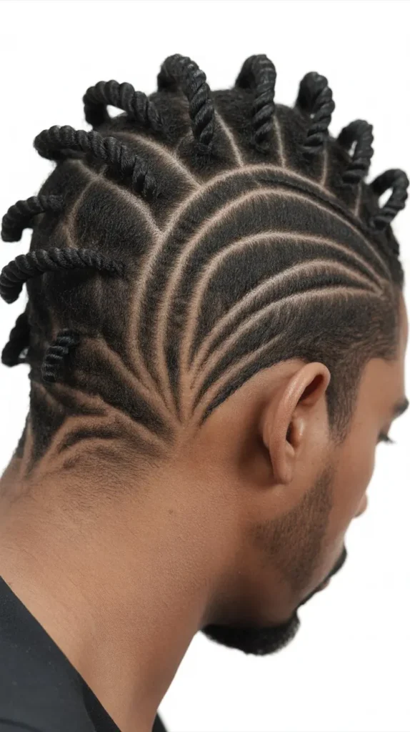 Short Twists with Line Design