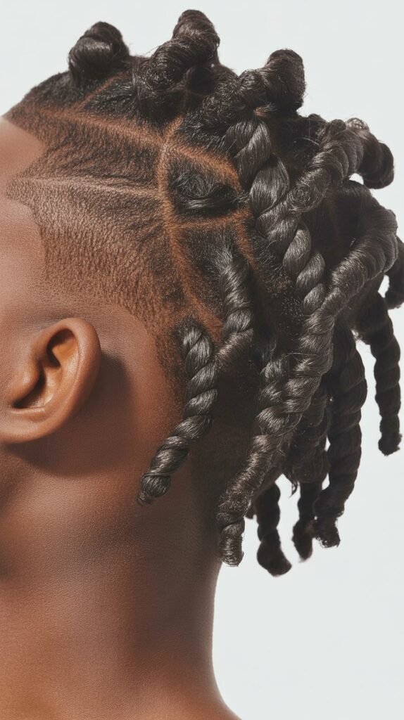  Twists with Side Part
