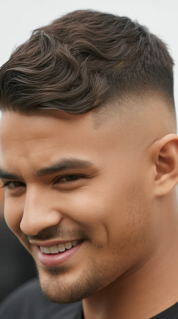  Textured Mullet Fade