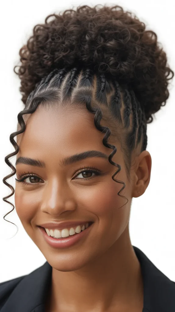 Mid-Level Puff with Twist Accents