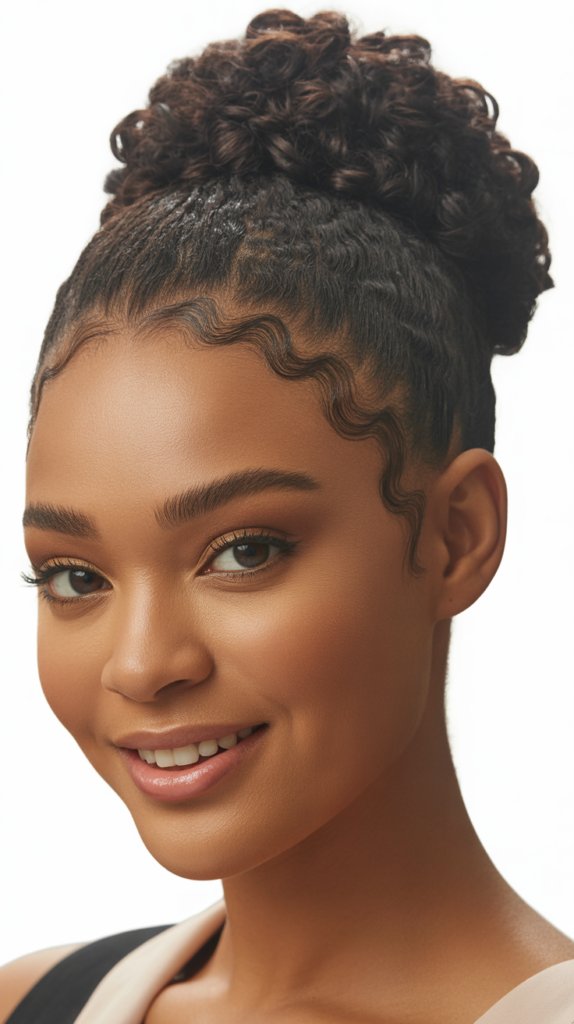 Loose Bun with Defined Edges