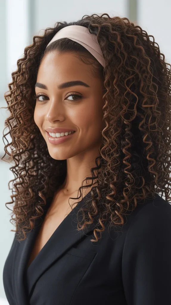 Defined Curls with Headband