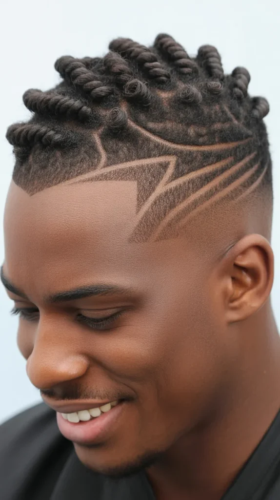 Short Twists with Patterned Fade