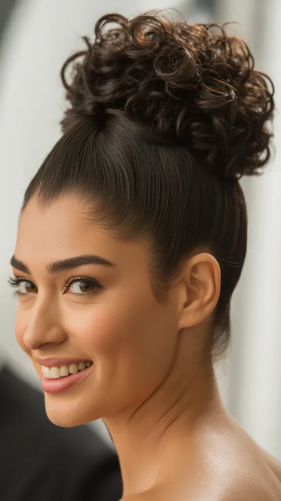 Pompadour Roll Updo