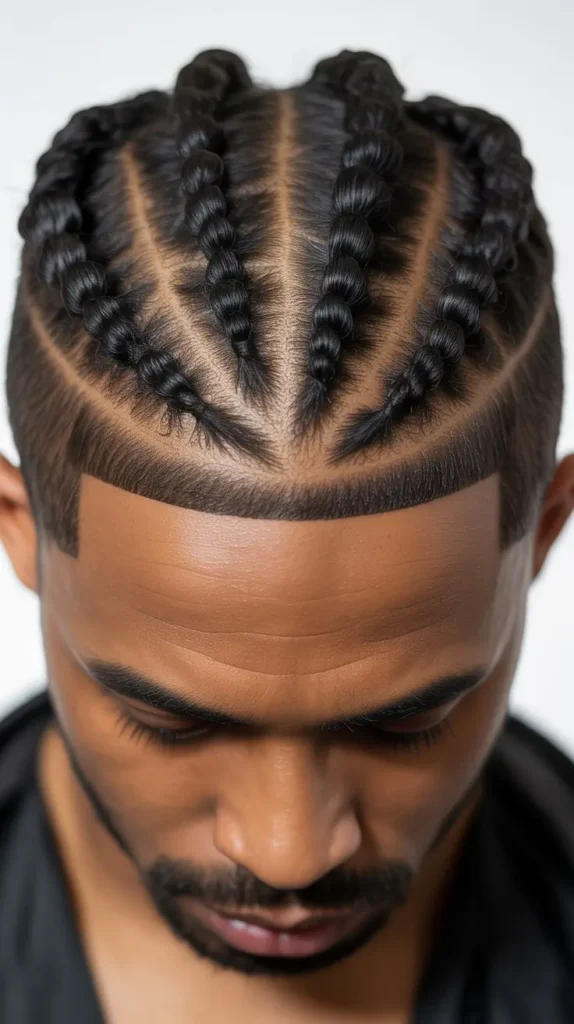 Short Twists with V-Shaped Fade