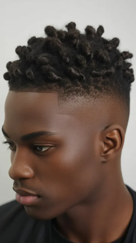 Short Twists with Bald Fade