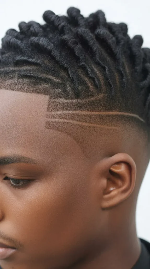 Short Twists with Fade and Line-Up