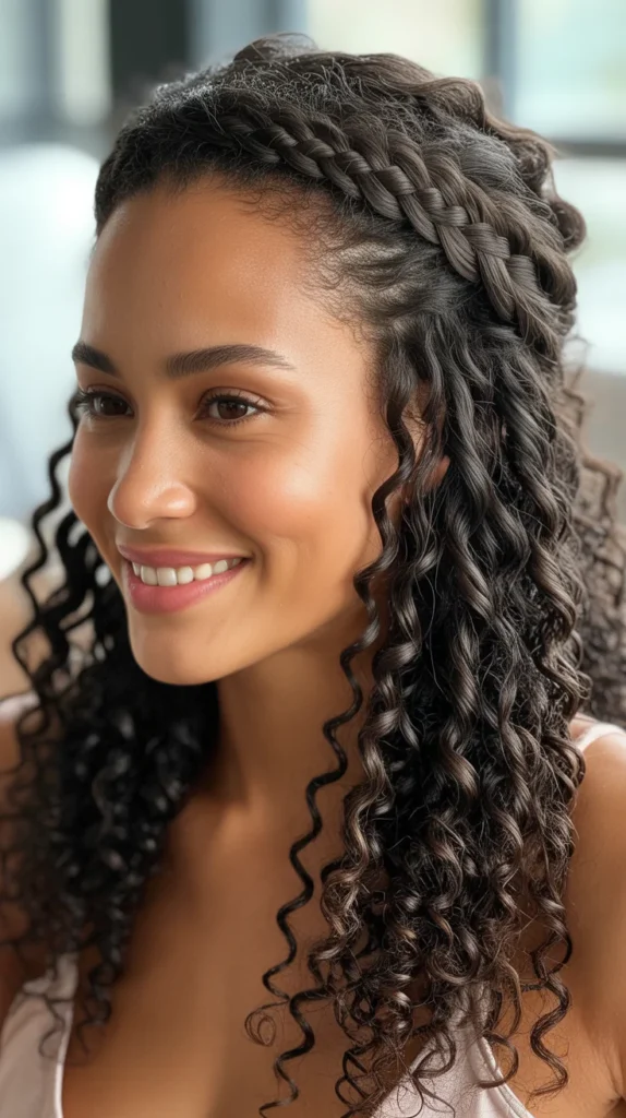  Braided Half Up Crown